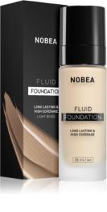 Стійкий тональний крем NOBEA Day-to-Day Fluid Foundation відтінок 01 Light beige